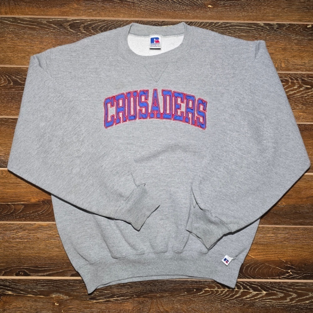 Vintage 90’s Russell Athletic Made In USA Embroidered Sweatshirt Women's M